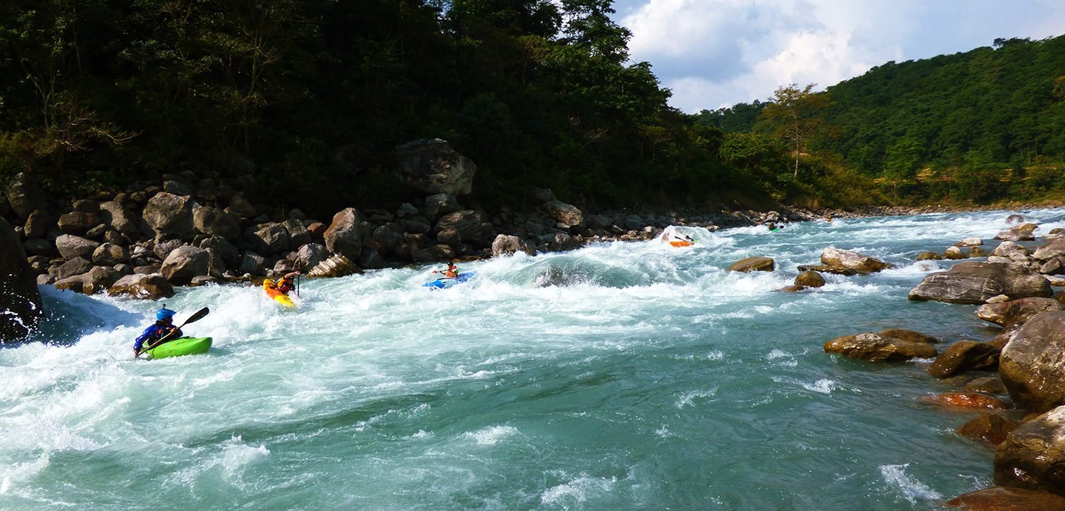 Whitewater kayaking nepal