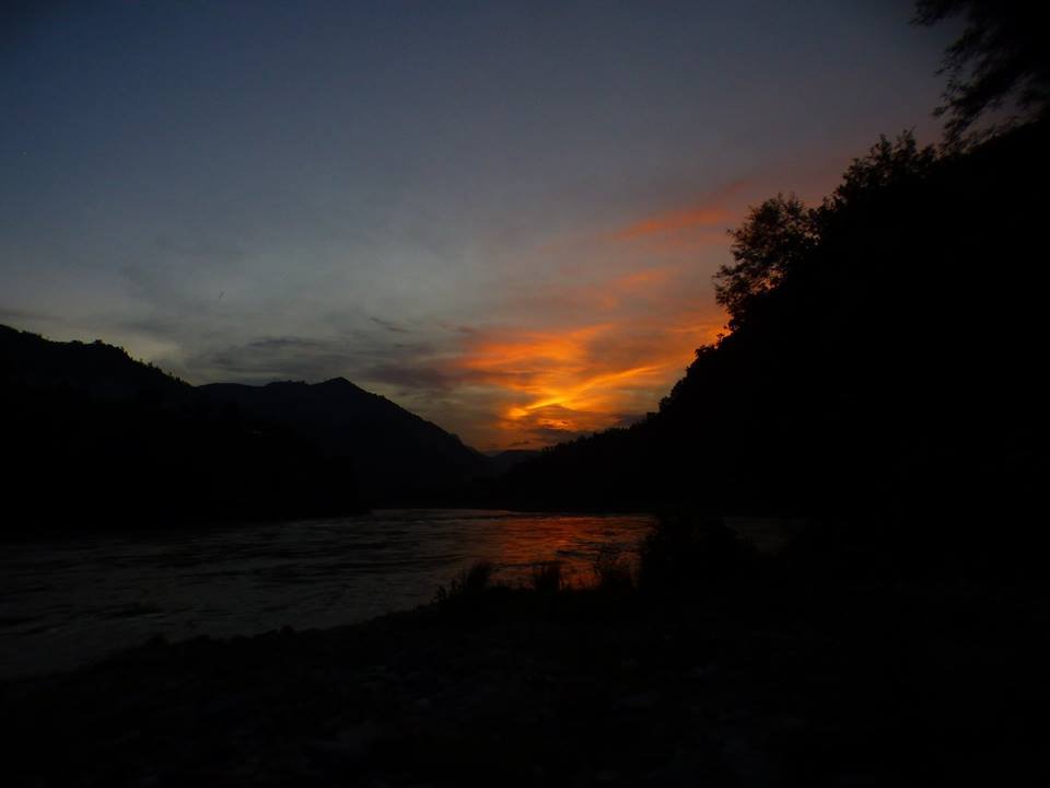 gurung valley sunset